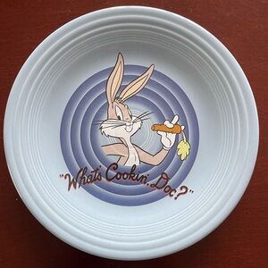 Looney Tunes Bugs Bunny Fiestaware 10” dinner plate